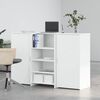 vidaXL recepciós pult fehér 155x50x103,5 cm szerelt fa