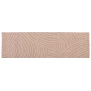 vidaXL Konyhai szőnyeg taupe skandin&aacute;v 150 x 45 cm 100% Poliamid