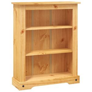 vidaXL 3 szintes Corona-st&iacute;lus&uacute; mexik&oacute;i fenyő k&ouml;nyvespolc 80x29x100 cm