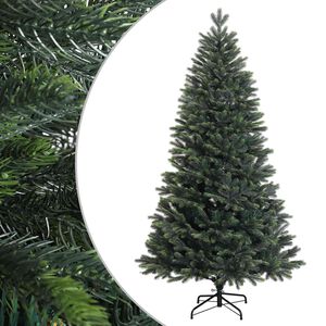 vidaXL Műanyag Hajtogat&oacute;s Kar&aacute;csonyfa 120 cm PVC &eacute;s f&eacute;m Z&ouml;ld