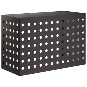 vidaXL L&eacute;gkondicion&aacute;l&oacute; Takar&oacute; Fekete 90 x 40 x 60 cm Ac&eacute;l