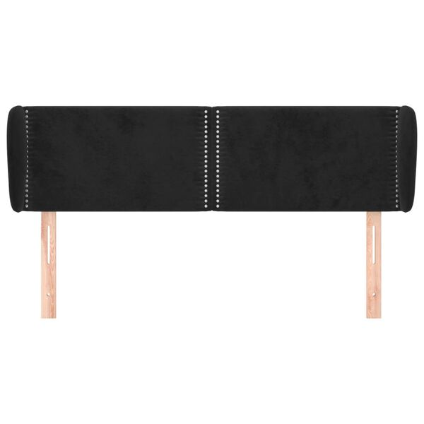 vidaXL fekete b&aacute;rsony fejt&aacute;mla sz&aacute;rnyakkal 147x23x78/88 cm