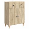 vidaXL Sz&eacute;f fi&oacute;kkal Sonoma T&ouml;lgy 66 x 34,5 x 90 cm Szerelt Fa