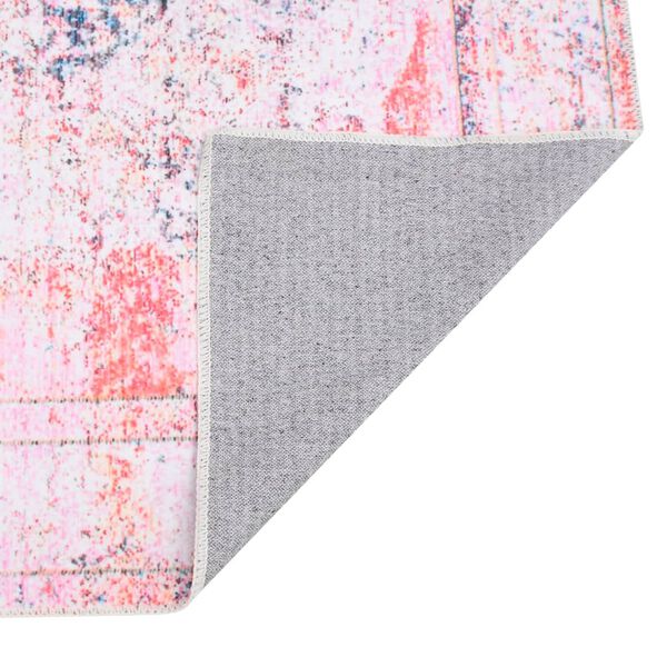 vidaXL moshat&oacute; &eacute;s &ouml;sszehajthat&oacute; mint&aacute;s poli&eacute;szter szőnyeg 140 x 200 cm