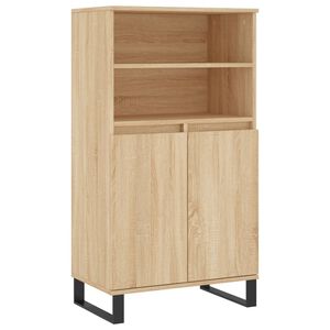 vidaXL sonoma t&ouml;lgysz&iacute;nű szerelt fa magasszekr&eacute;ny 60 x 36 x 110 cm