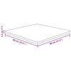 vidaXL világosbarna kezelt tömör tölgyfa négyzet asztallap 80x80x2,5cm