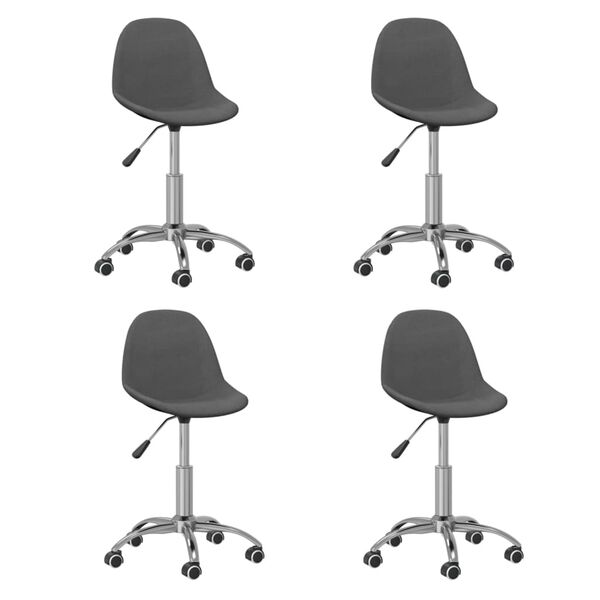 vidaXL 4 db s&ouml;t&eacute;tsz&uuml;rke sz&ouml;vet forg&oacute; &eacute;tkezősz&eacute;k