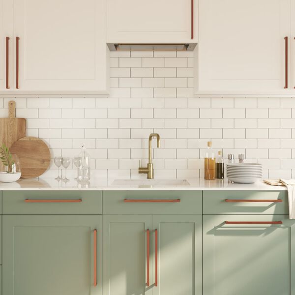 vidaXL 20 db bronz rozsdamentes ac&eacute;l szekr&eacute;nyfoganty&uacute; 320 mm