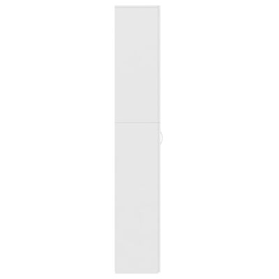vidaXL fehér szerelt fa irodaszekrény 60 x 32 x 190 cm