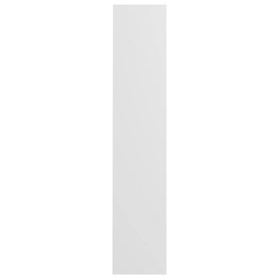 vidaXL fehér forgácslap fali cipősszekrény 80 x 18 x 90 cm