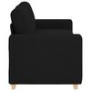 vidaXL fekete sz&ouml;vet loveseat kanap&eacute; 180x77x82 cm