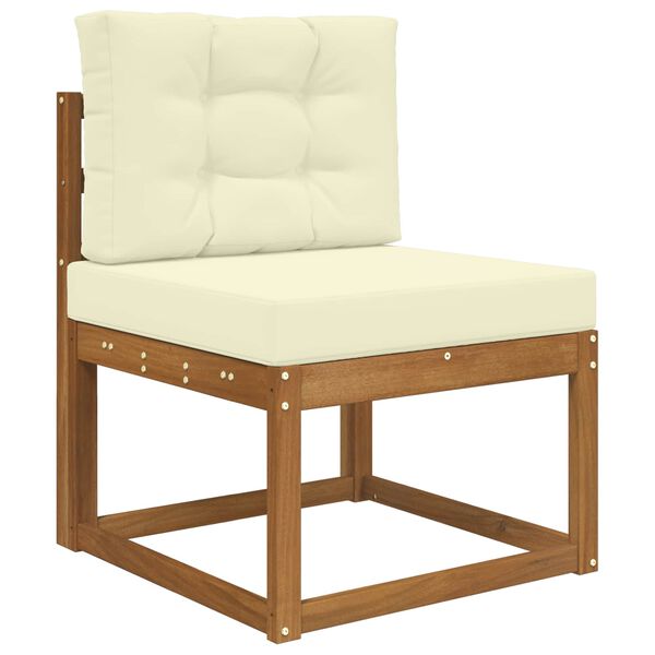 vidaXL K&uuml;lt&eacute;ri kanap&eacute; p&aacute;rna 2 pcs Kr&eacute;m Poli&eacute;szter