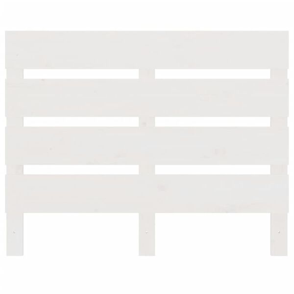 vidaXL fehér tömör fenyőfa fejtámla 75 x 3 x 80 cm