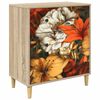 vidaXL Fi&oacute;kos szekr&eacute;ny GENNEP Liliom minta 66 x 36,5 x 75 cm Sonoma