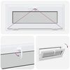 vidaXL feh&eacute;r pinceablak RISOR 90x40 cm billenő 2 &uuml;vegez&eacute;s