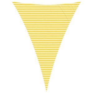 vidaXL Napernyő vitorla S&aacute;rga &eacute;s Feh&eacute;r 5 x 7 x 7 m