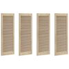vidaXL Sz&eacute;fajt&oacute; 4 db Term&eacute;szetes 110 x 2,1 x 39,5 cm T&ouml;m&ouml;r Fenyőfa