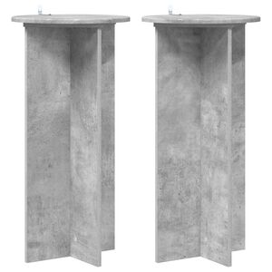 vidaXL N&ouml;v&eacute;ny&aacute;llv&aacute;ny 2 pcs Betonsz&uuml;rke 40 x 40 x 80 cm Szerelt Fa