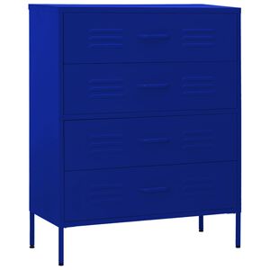 vidaXL tenger&eacute;szk&eacute;k ac&eacute;l fi&oacute;kos szekr&eacute;ny 80 x 35 x 101,5 cm