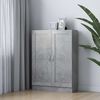 vidaXL betonsz&uuml;rke szerelt fa k&ouml;nyvszekr&eacute;ny 82,5 x 30,5 x 115 cm