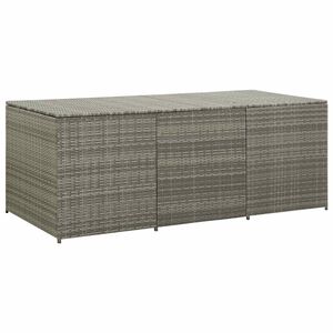 vidaXL sz&uuml;rke polyrattan kerti t&aacute;rol&oacute;l&aacute;da 180 x 90 x 70 cm