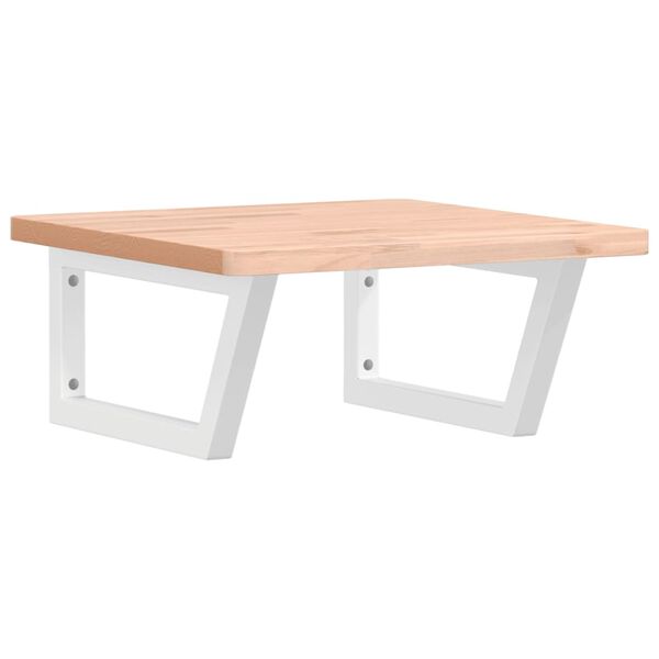 vidaXL ac&eacute;l &eacute;s t&ouml;m&ouml;r b&uuml;kkfa falra szerelhető mosd&oacute;polc