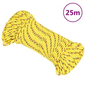 vidaXL s&aacute;rga polipropil&eacute;n haj&oacute;k&ouml;t&eacute;l 4 mm 25 m