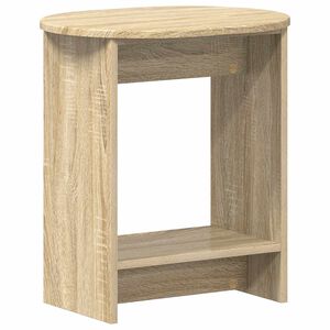 vidaXL Oldal asztal Sonoma T&ouml;lgy 50 x 39,5 x 55 cm Szerelt Fa