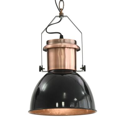 50868 vidaXL Ceiling Lamp 2 pcs Black Round E27