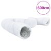 vidaXL alum&iacute;nium &eacute;s PVC szellőzőcső 6 m &Oslash;20 cm