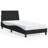 vidaXL fekete b&aacute;rsony &aacute;gykeret matrac n&eacute;lk&uuml;l Hanko 90x200 cm