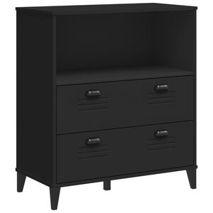 vidaXL VIKEN fekete szerelt fa k&ouml;nyvszekr&eacute;ny 80 x 40 x 90 cm