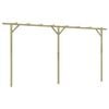 vidaXL fa kerti pergola 410 x 40 x 203 cm