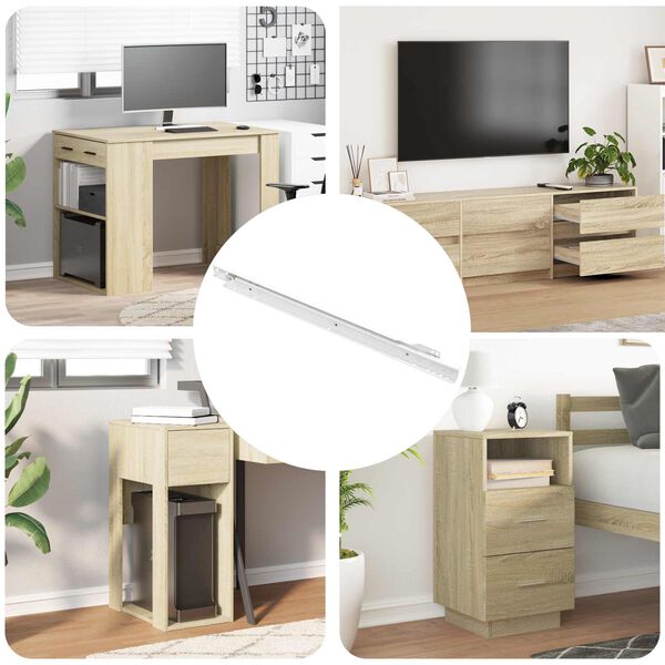 vidaXL Fi&oacute;k cs&uacute;sz&oacute; 49 pcs Feh&eacute;r Ac&eacute;l