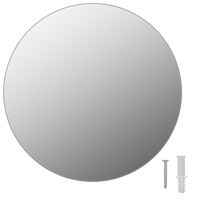 vidaXL kör alakú keret nélküli üveg tükör 30 cm