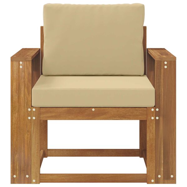 vidaXL K&uuml;lt&eacute;ri kanap&eacute; T&ouml;m&ouml;r ak&aacute;cfa &eacute;s poli&eacute;szter Term&eacute;szetes