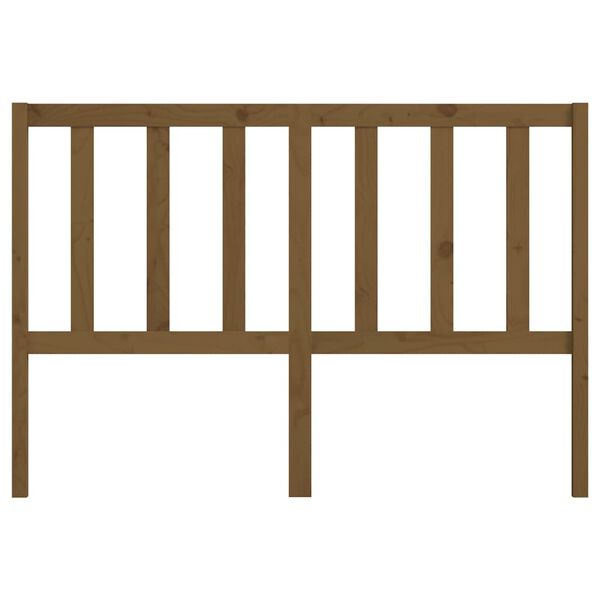 vidaXL mézbarna tömör fenyőfa ágyfejtámla 156 x 4 x 100 cm