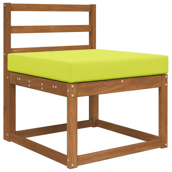 vidaXL K&uuml;lt&eacute;ri kanap&eacute; p&aacute;rna Z&ouml;ld 60 x 60 x 8 cm Poli&eacute;szter