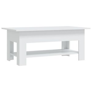 vidaXL feh&eacute;r szerelt fa doh&aacute;nyz&oacute;asztal 102 x 55 x 42 cm