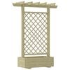 vidaXL fa vir&aacute;gtart&oacute; pergola 162 x 56 x 204 cm