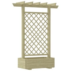 vidaXL fa vir&aacute;gtart&oacute; pergola 162 x 56 x 204 cm
