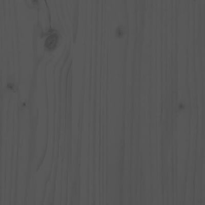 vidaXL szürke tömör fenyőfa ágyfejtámla 204x6x82,5 cm