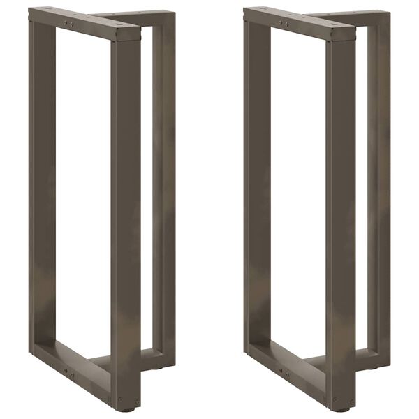 vidaXL 2 db fekete, T-alak&uacute; ac&eacute;l b&aacute;rasztall&aacute;b 60x35x(110-111) cm