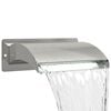vidaXL LED-es Medence V&iacute;zes&eacute;s Rozsdamentes ac&eacute;l 304 30 x 9 x 26 cm