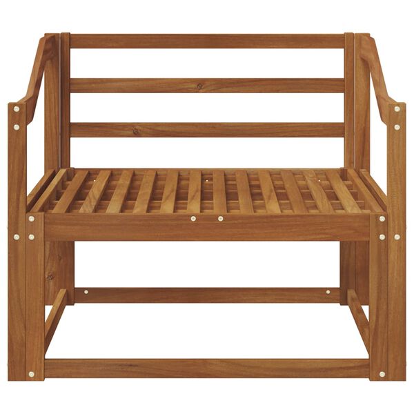 vidaXL K&uuml;lt&eacute;ri k&ouml;z&eacute;pső kanap&eacute; T&ouml;m&ouml;r Ak&aacute;cfa Term&eacute;szetes