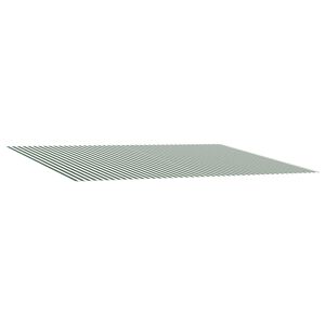 vidaXL Napellenző ponyva Z&ouml;ld &eacute;s Feh&eacute;r 450 &times; 350 cm Poli&eacute;szter