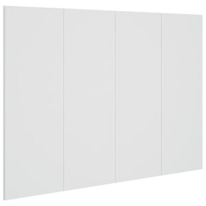 vidaXL feh&eacute;r szerelt fa &aacute;gyfejt&aacute;mla 120 x 1,5 x 80 cm
