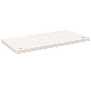 vidaXL feh&eacute;r t&ouml;m&ouml;r fenyőfa asztallap 80 x 40 x 2,5 cm