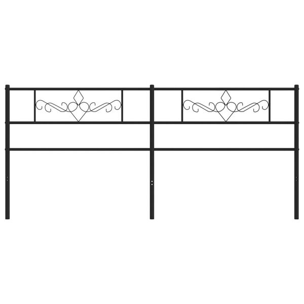 vidaXL fekete f&eacute;m fejt&aacute;mla 200 cm