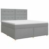vidaXL Boxspring &aacute;gy matraccal Vil&aacute;gossz&uuml;rke 180 x 200 cm Sz&ouml;vet
